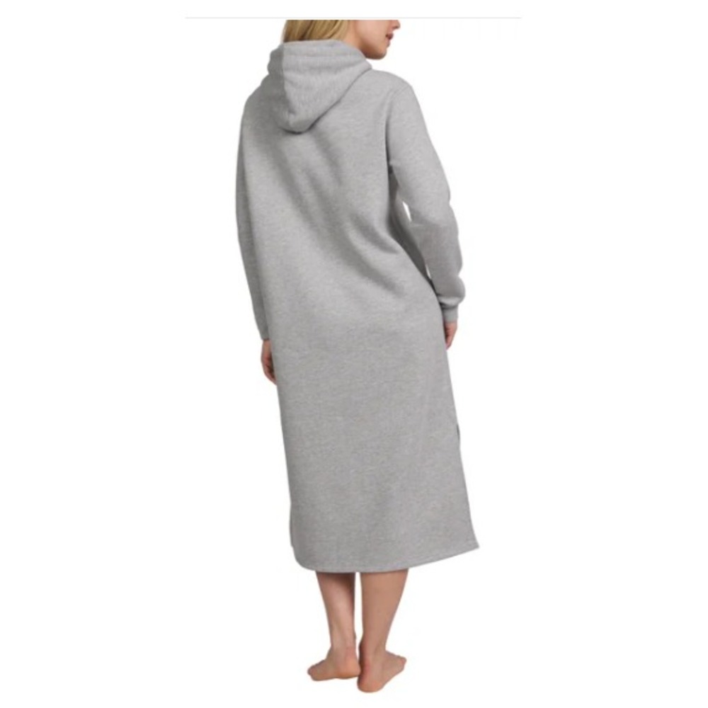 Lands End Hooded Lounger Night Gown Women Medium Heavyweight Kangaroo Pocket - Picture 3 of 3